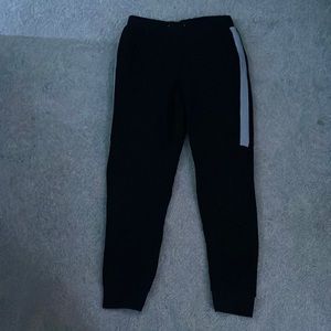 “Broken Threads” Black Sweatpants